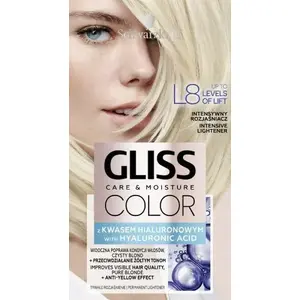 Matu krāsas krēms Schwarzkopf Gliss Color L8 Intensywny Rozjaśniacz, 1 iep.