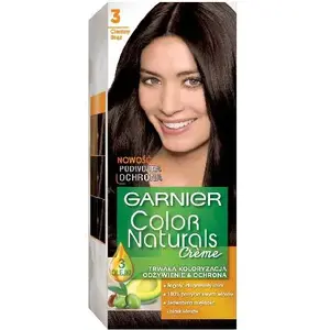 Крем-краска для волос GARNIER Color Naturals, оттенок 3 Тёмный коричневый, перманентная краска