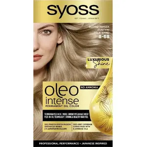 Hair dye Schwarzkopf Syoss Oleo 8-68 Blond Sand Desert — permanent hair colouring, 1 pack
