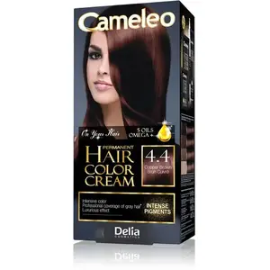 Pastāvīgās matu krāsa Delia Cameleo HCC Omega+ 4.4 Vara brūns, 1 iep.