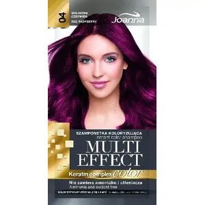 Краска для волос Joanna Multi Effect Color Keratin Complex оттенок 04 Малиново-красный 35 г