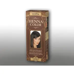 Matu balzams-krāsa Venita Ziołowe Balsamy Henna Color 113 gaiši brūns 75 ml