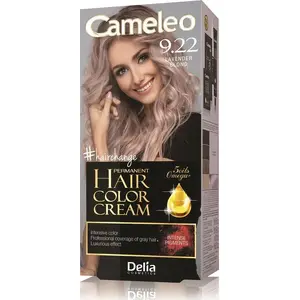 Pastāvīgā matu krāsa Delia Cameleo HCC Omega+ 9.22 Lavandas blonds 1 iep.