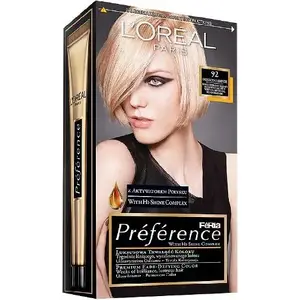 Краска для волос L’Oreal Paris Feria Preference Очень светлый блонд 92 — перманентное окрашивание