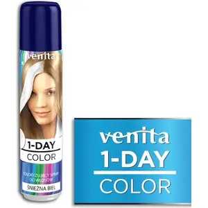 Спрей-краска для волос Venita 1-Day color spray — оттенок Śnieżna biel