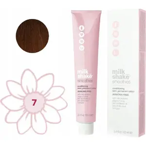 Puspermanentā matu krāsa Milk Shake 77N Medium Blond, bez amonjaka, 100 ml