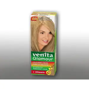 Hair dye Venita GLAMOUR 7/0 blond