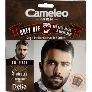 Крем для волос, бороды и усов Delia Cameleo Men 1.0 Black 15 мл х2