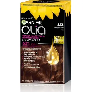 Hair dye Alkotest Olia 5.35 Chocolate Light Brown – permanent hair color