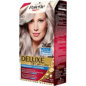 Matu krāsa Palette Deluxe Oil-Care ar mikroeļļām 240 Dzesēts blonds