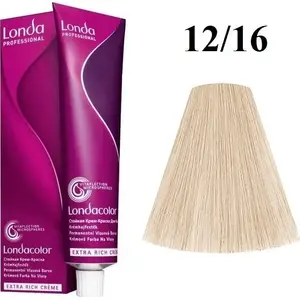 Matu krāsa krēms LONDA Professional Permanent Colour Extra Rich 60 ml — tonis 12/16