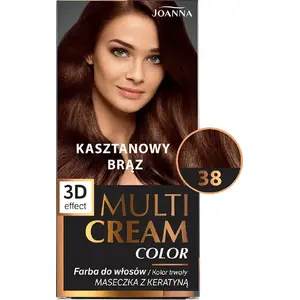 Крем-краска для волос Joanna Multi Cream Color №38 Шатен (Chestnut Brown)