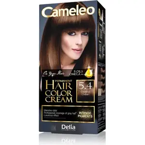 Pastāvīgās matu krāsa Delia Cameleo HCC Omega+ 5.4 Čestnats — 1 iep.