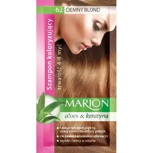 Coloring Shampoo MARION 40 ml, shade 62 Dark Blonde, lasts 4–8 washes