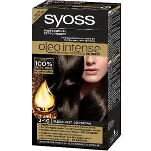 Hair dye Syoss Oleo 3-10 deep brown (single pack)