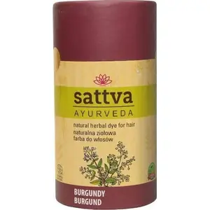 Краска для волос Sattva Натуральная травяная Burgundy 150 г – растительный стойкий краситель