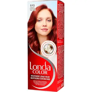 Крем-краска для волос Londacolor оттенок 8/45 огненно-красный