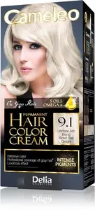 Pastāvīgās matu krāsas Delia Cameleo HCC Omega+ 9.1 Ultimate Ash Blond, 1 iep.