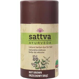 Хна для волос Sattva HENNA ORZECHOWY BRĄЗ 150 г — растительный краситель