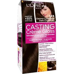 Hair Coloring Cream Casting Casting Creme Gloss shade 323 Dark Chocolate