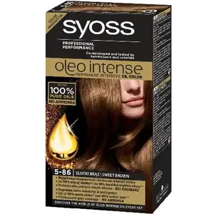 Hair dye Syoss Oleo 5-86 Sweet Brown (shade 5-86)