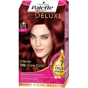 Hair Colour Cream Schwarzkopf PALETTE Deluxe 575 intense red