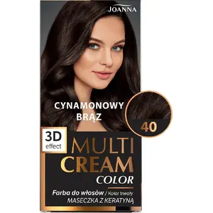 Крем-краска для волос Joanna Multi Cream Color №40 Кори­чно-коричневый