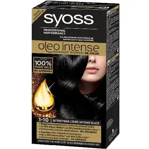 Краска для волос Syoss Oleo 1-10 Интенсивная черная стойкая краска