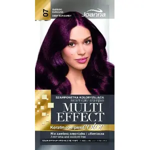 Краска для волос Joanna Multi Effect Color Keratin Complex оттенок 07 Глубокий Бордовый 35 г