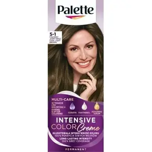 Hair color cream Schwarzkopf Palette Intensive Color Creme shade 5-1 Cool Light Brown, 1 pack