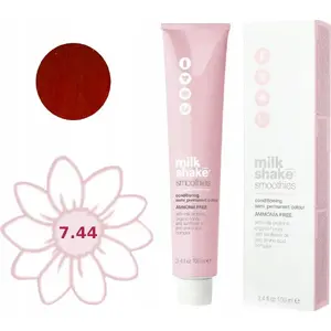 Semi-permanent hair dye Milk Shake 7.447CC Intense Copper Medium Blond 100 ml, ammonia-free, for women