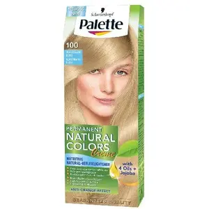 Matu krāsa Palette Permanent Colors Blond nr 100 — pastāvīgā krāsa, blonda nokrāsa