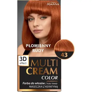 Крем-краска для волос Joanna Multi Cream Color №43 Пламенный Рыжий (525095)
