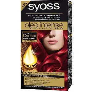Hair dye Syoss Oleo 5-92 Light Red permanent hair colour