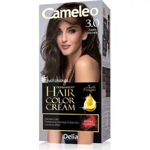 Перманентная краска для волос Delia Cameleo Omega+ 3.0 Темно-коричневый