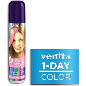 Спрей для волос Venita 1-Day — временный цвет, оттенок 8 (розовый)