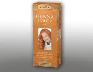 Matu krēms-hena Venita Ziołowe Balsamy 3 Ognisty oranž 75 ml