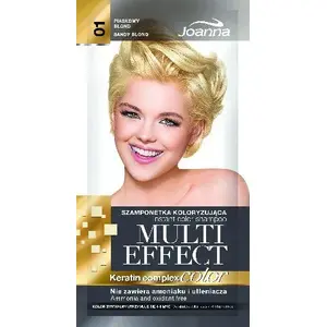 Красящая шампонетка Joanna Multi Effect Color Keratin Complex 01 Песочный блонд 35 г
