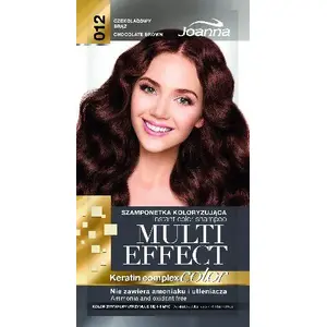 Красящая маска Joanna Multi Effect Color Keratin Complex оттенок 12 Шоколадно-коричневый 35 г