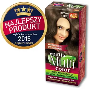 Hair dye Venita Multi Color 4.17 brown ammonia-free