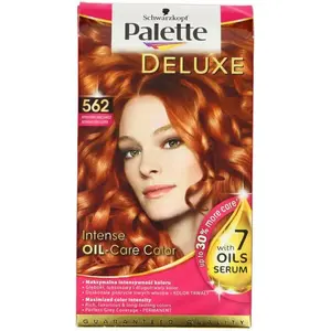 Hair Colour Schwarzkopf PALETTE Deluxe 562 Intense Shiny Copper