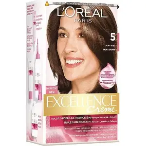 Крем-краска для волос L’Oreal Paris Excellence Creme 5 светло-коричневый, стойкая окраска