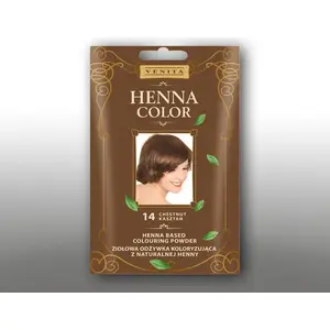 Хна для волос Venita Henna Color 30 г — оттенок 14 Kasztan