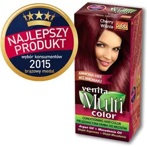 Hair Dye Venita Multi Color 5.66 Cherry — ammonia-free permanent hair color