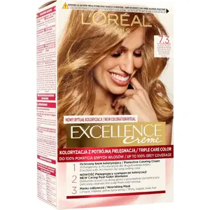 Крем-краска для волос L’Oreal Paris Excellence Crème 7.3 Золотистый блонд