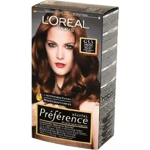 Hair color L’Oreal Paris Recital Preference G5.3 Light Golden Brown, permanent hair dye