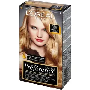 Hair Color L’Oreal Paris Recital Preference X Jasny Blond Złocisty – permanent hair dye, shade Jasny Blond Złocisty