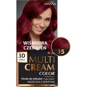 Краска для волос Joanna Multi Cream Color №35 Вишнёво-красная