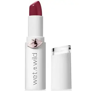Wet n Wild Mega Last High-Shine Lip Color 437 Raining Rubies — Bordeaux shade, single tube