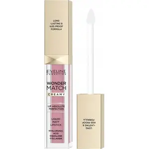 Šķidra matēta lūpu krāsa Eveline Wonder Match 01 — 6,8 ml